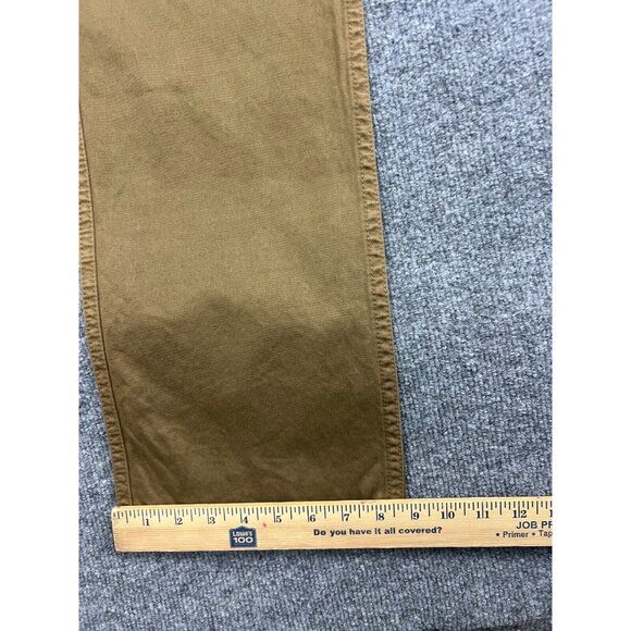 Territory Ahead Jeans Men's W32 x L34 Brown Denim Relaxed Fit Straight Leg - Picture 6 of 7